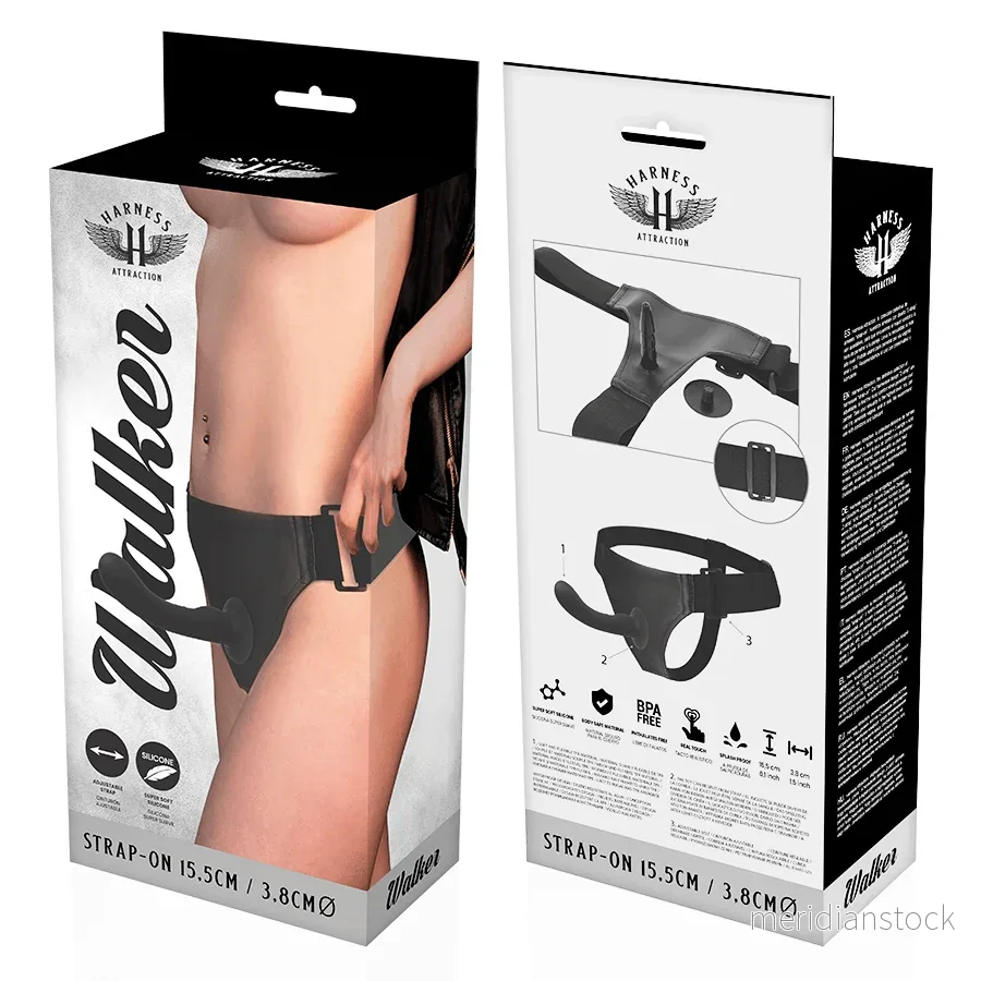 HARNESS ATTRACTION - RNES SILICONE WALKER G-SPOT 15.5 CM -O- 3.8 CM - Bild 2