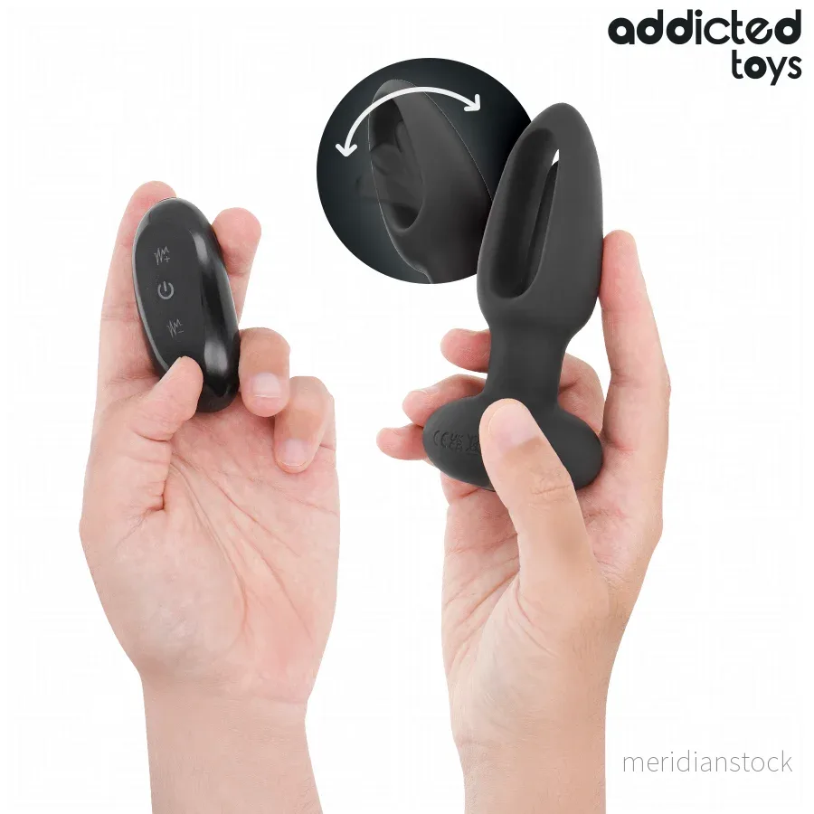 ADDICTED TOYS - ANAL PLUG WITH VIBRATING TONGUE AND REMOTE CONTROL - Bild 2
