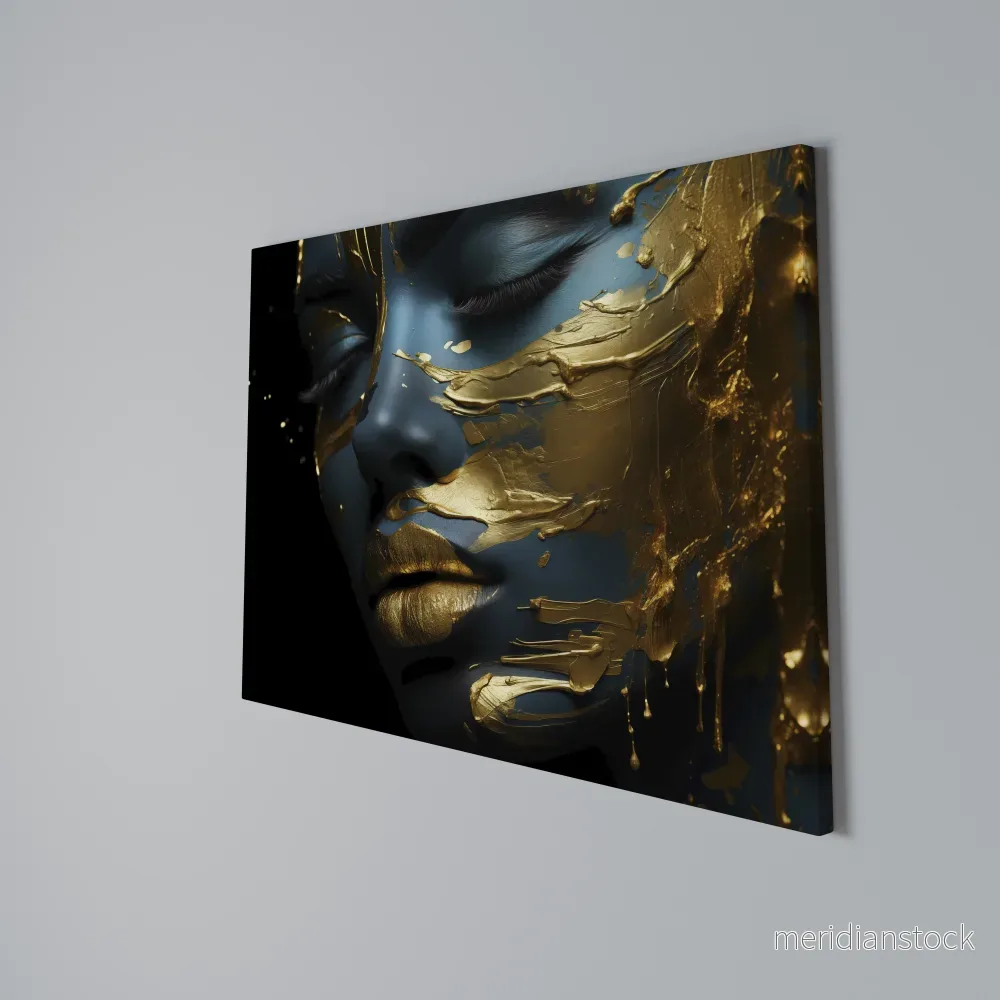 GLOWING ELEGANCE Horizontal Canvas Print - Bild 3