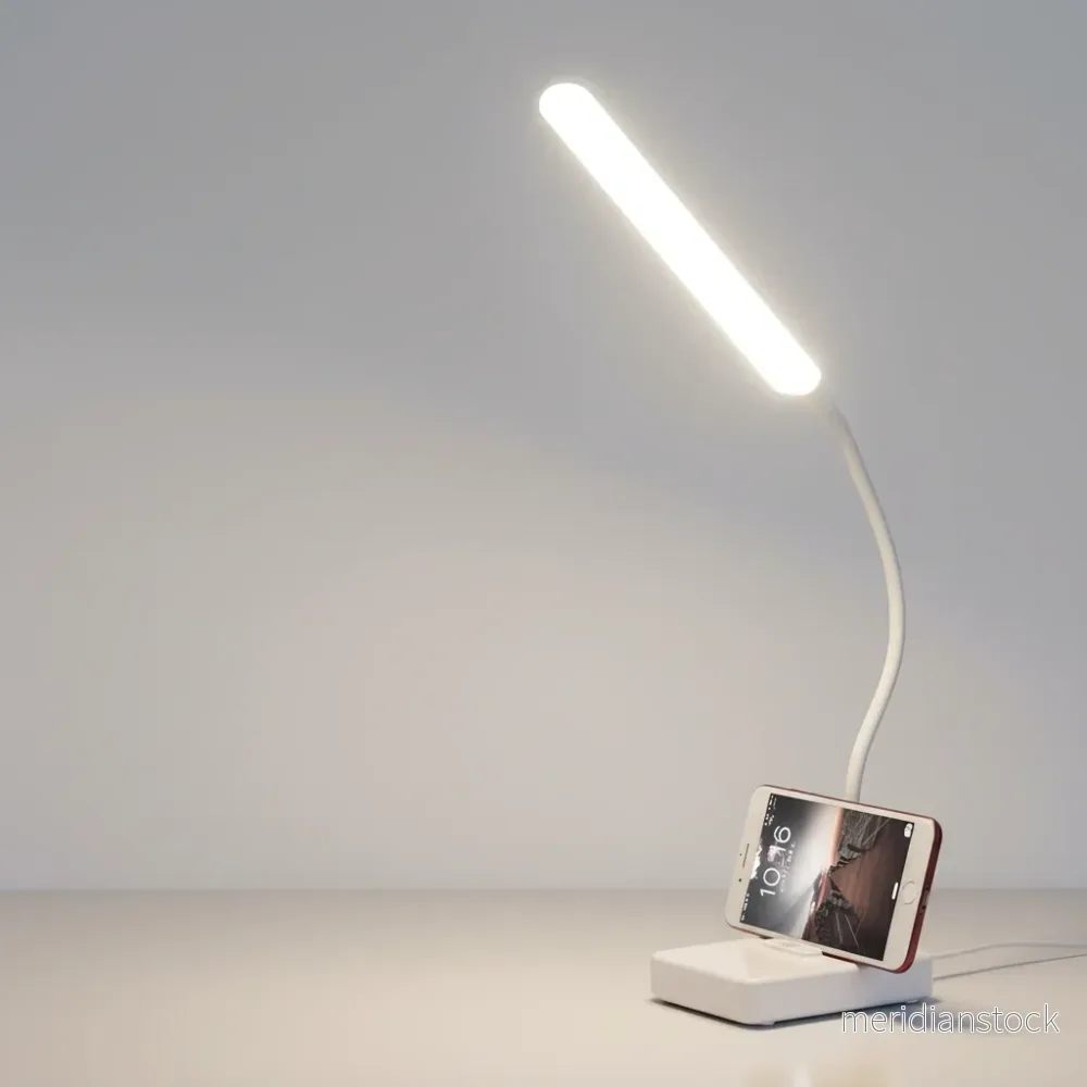 Återuppladdningsbar bordslampa i ABS - BendLume - Bild 2