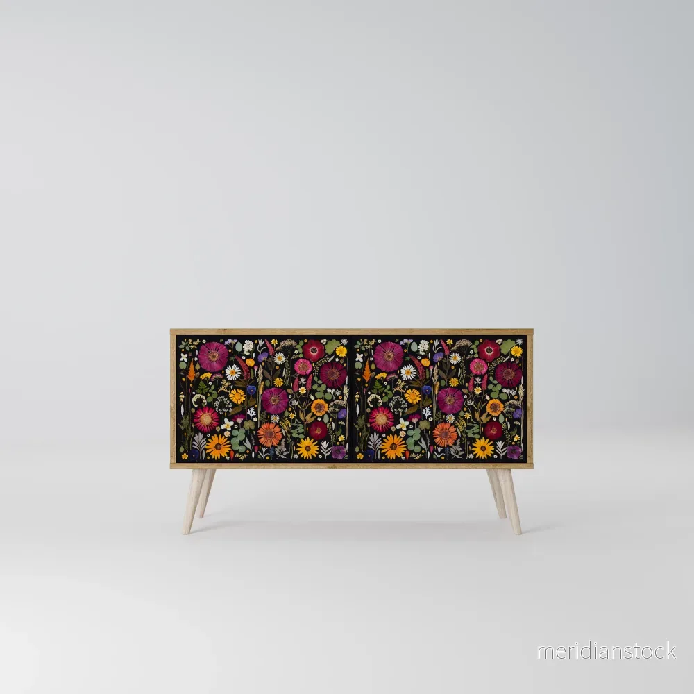 MIDNIGHT GARDEN Compact 2-Door TV Cabinet - Bild 2