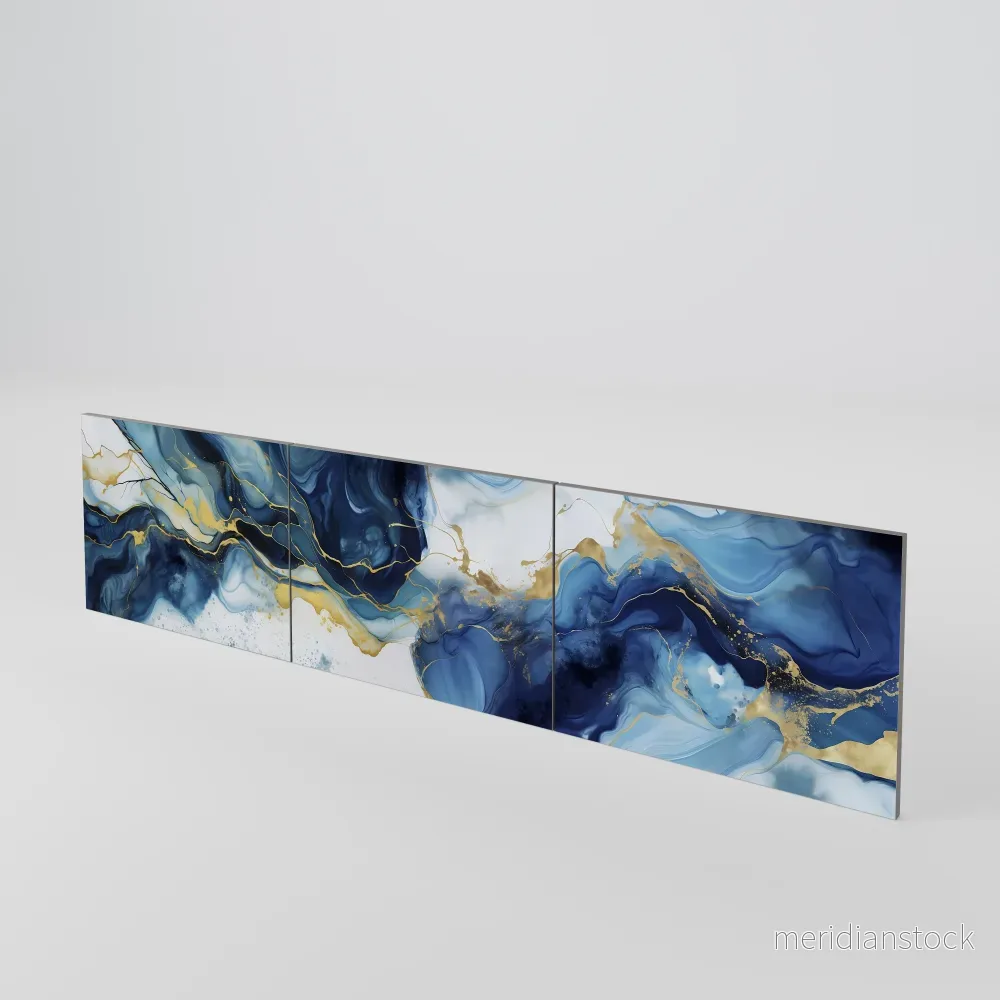 INKY MARBLE Luckset med 3 dörrar till TV-bänk - Bild 3