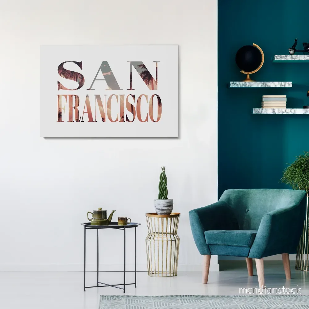 SAN FRANCISCO Horizontal Canvas Print - Bild 2