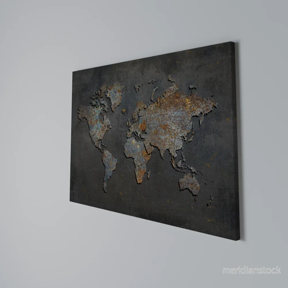 TIMEWORN TOPOGRAPHY Horizontal Canvas Print - Bild 3