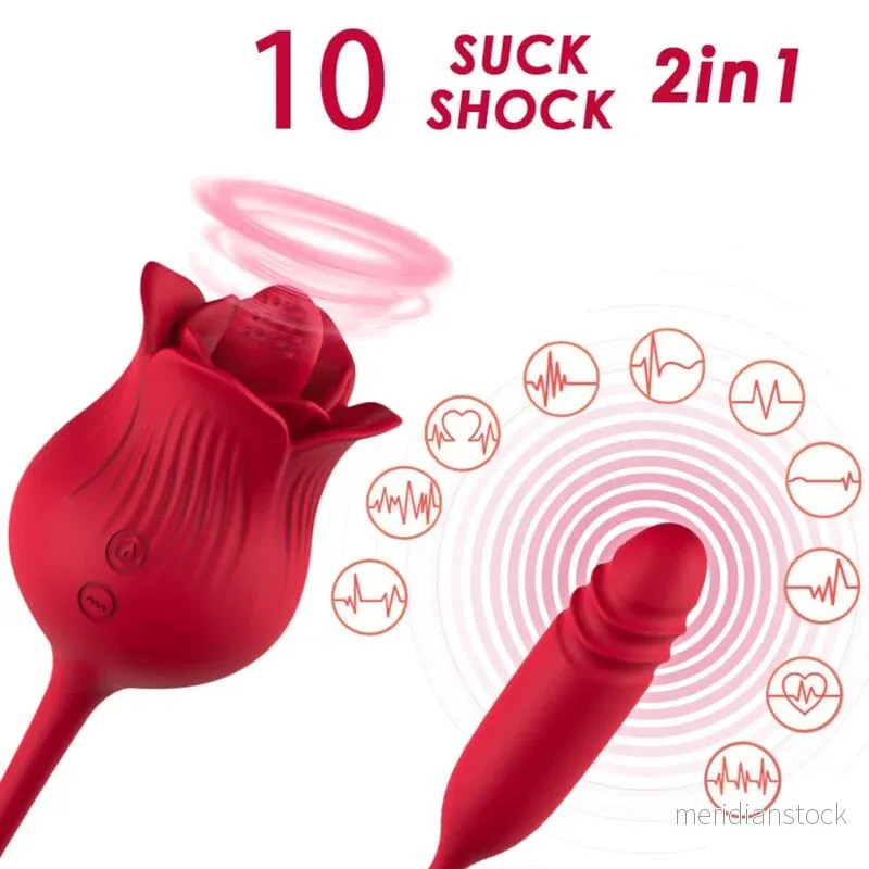 ARMONY - ROSELIP LICKING VIBRATING CLIT & VIBRATOR RED - Bild 2