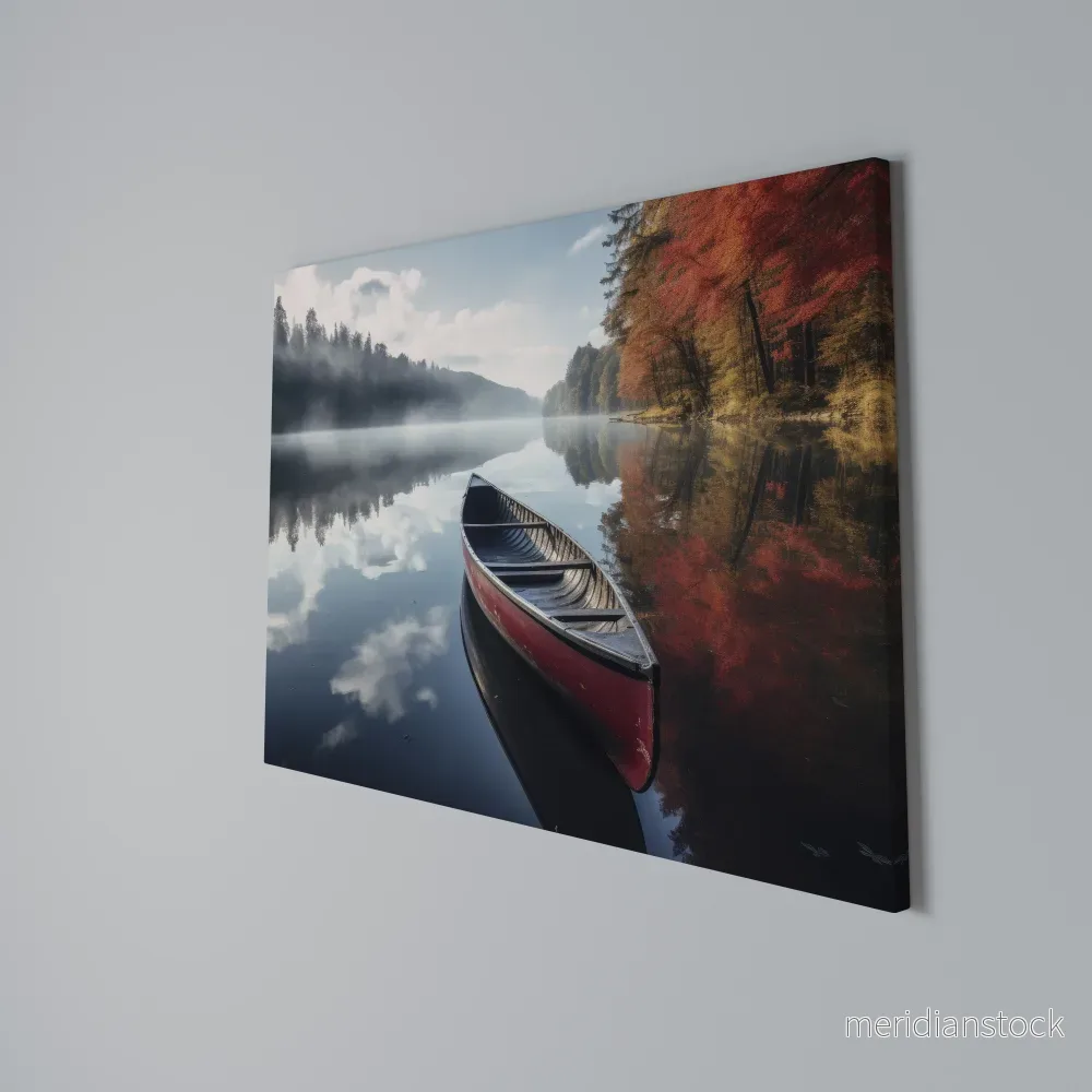 BOAT OF TRANQUILITY Horizontal Canvas Print - Bild 3