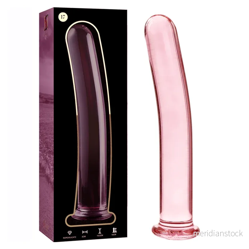 NEBULA SERIES BY IBIZA - MODEL 17 DILDO BOROSILICATE GLASS CLEAR 18.5 CM -O- 3 CM - Bild 2