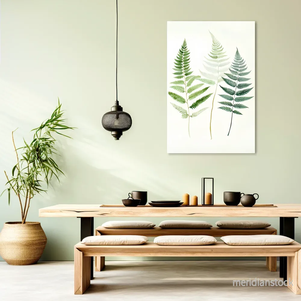 FERN MAJESTY Vertical Canvas Print - Bild 2