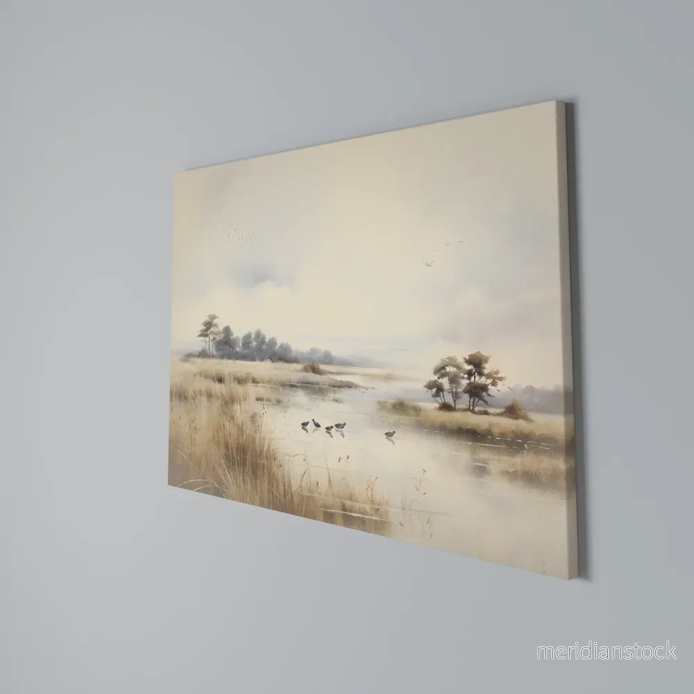 LAKESIDE NOSTALGY Horizontal Canvas Print - Bild 3
