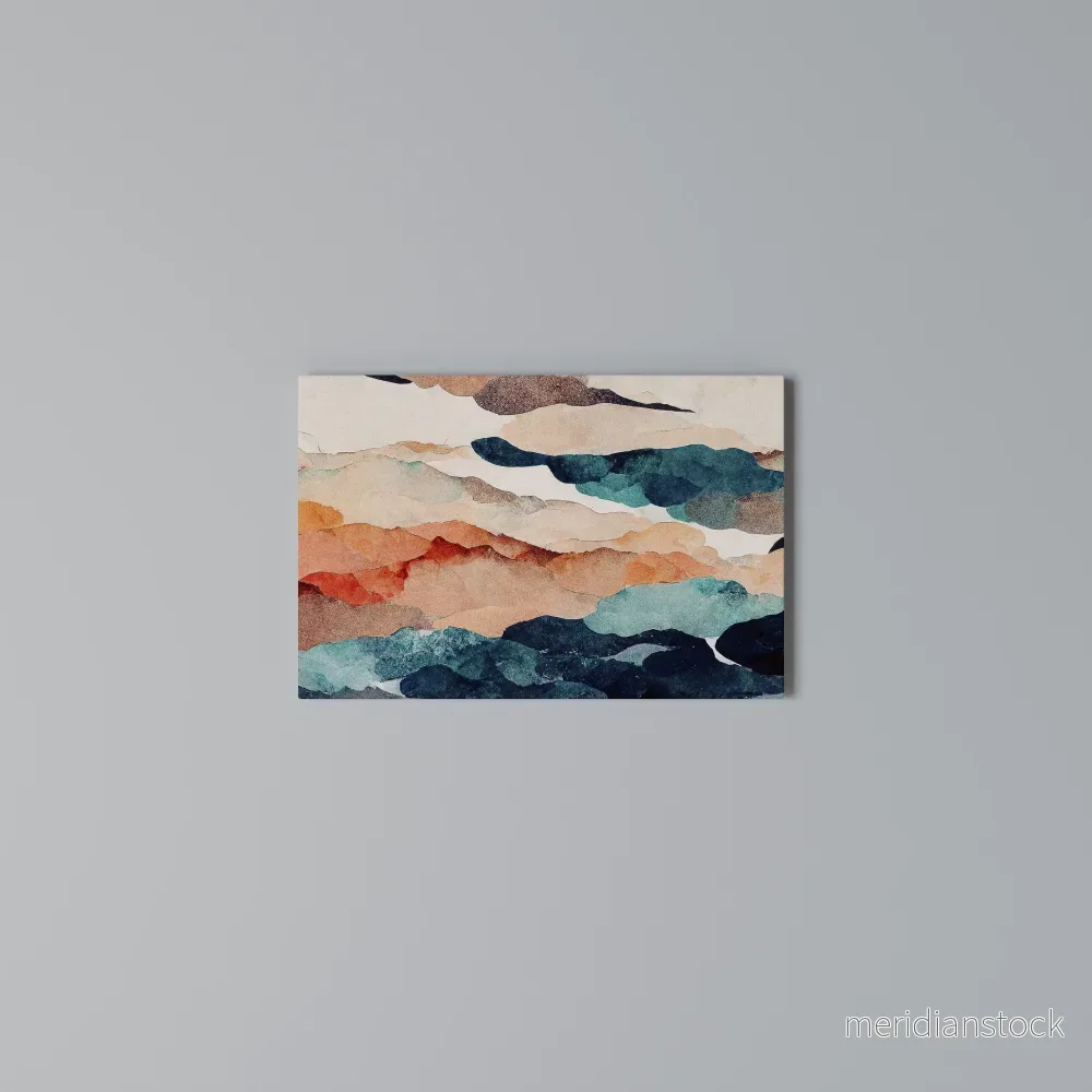 ABSTRACT LANDSCAPE Horizontal Canvas Print - Bild 3