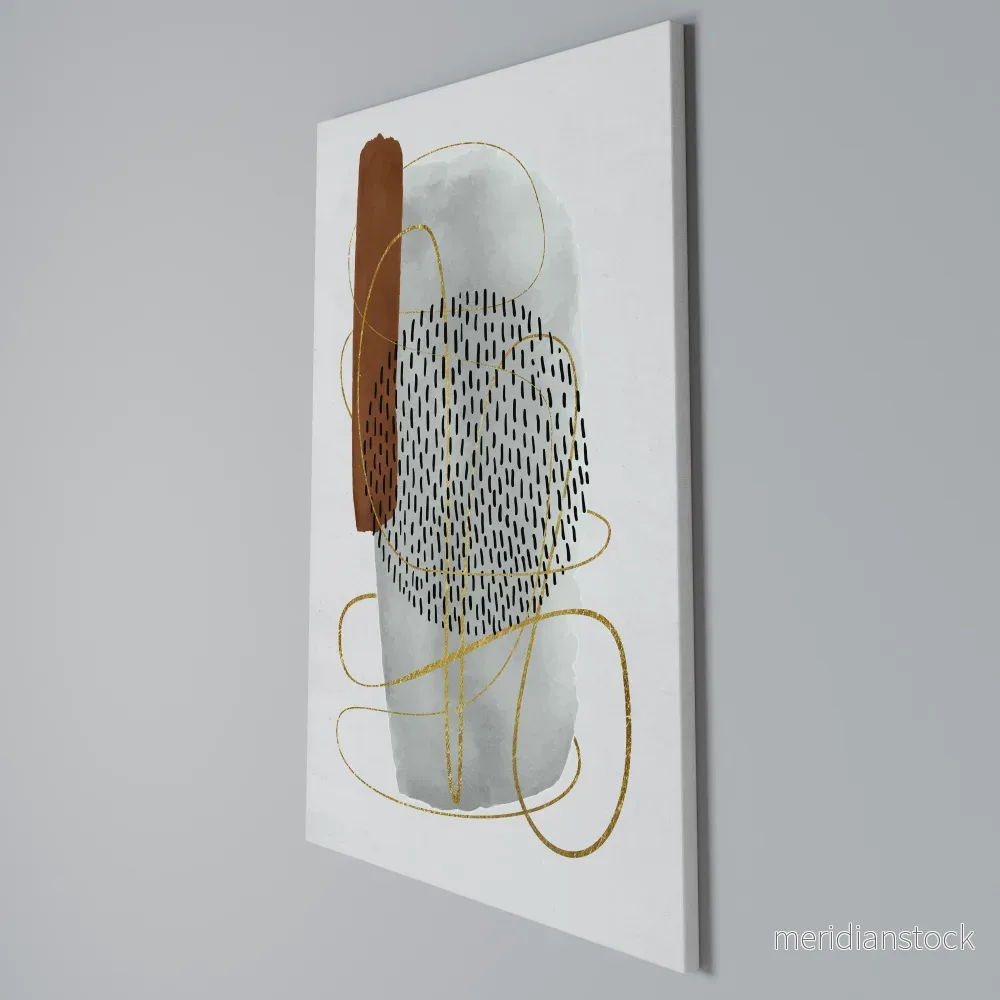 WRAPPED IN FORM Vertical Canvas Print - Bild 3