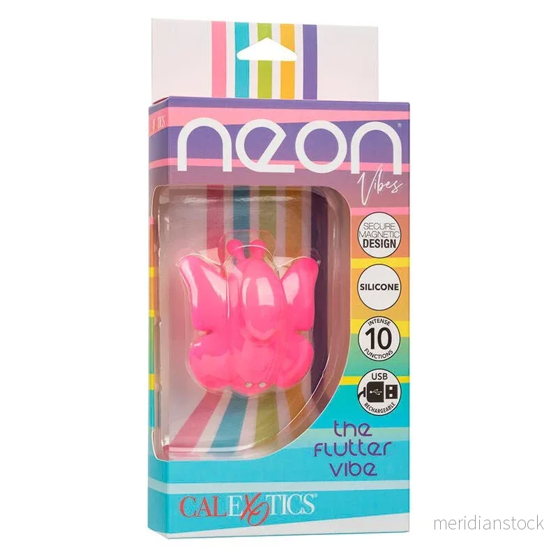 CALEXOTICS - NEON VIBES THE FLUTTER VIBE STIMULATOR 10 VIBRATIONS PINK - Bild 2