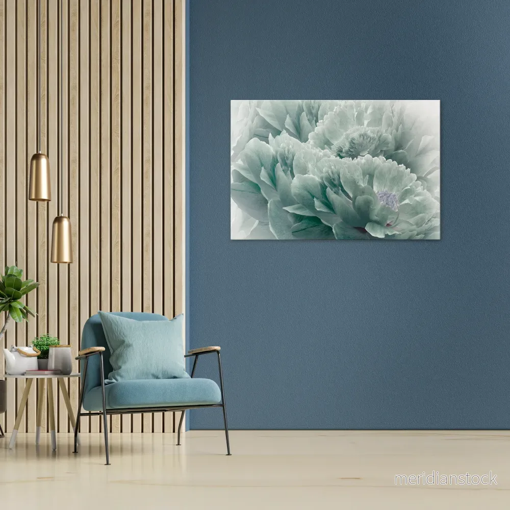 TREE PEONIES Horizontal Canvas Print - Bild 2