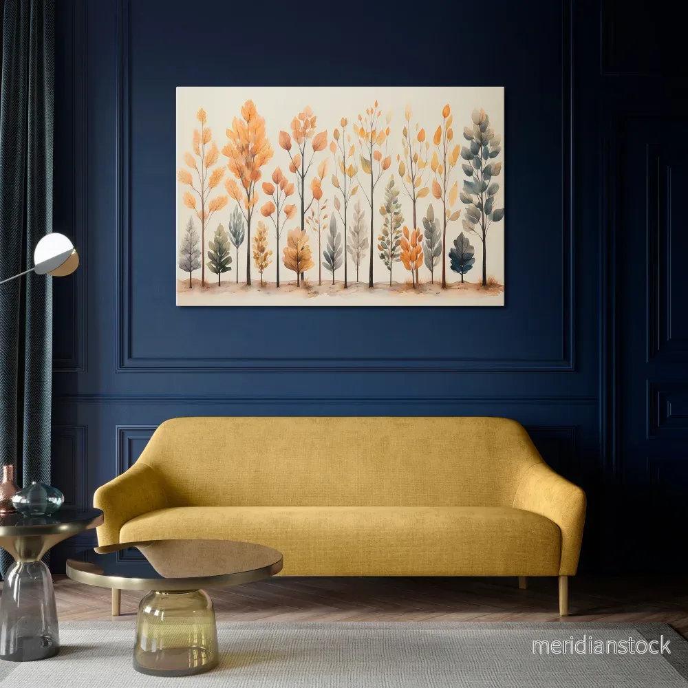 AUTUMN FOREST Horizontal Canvas Print - Bild 2