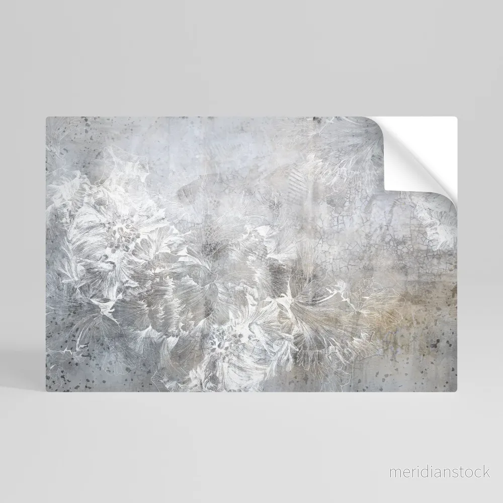 WHITE WHISPER Självhäftande Horisontell Poster