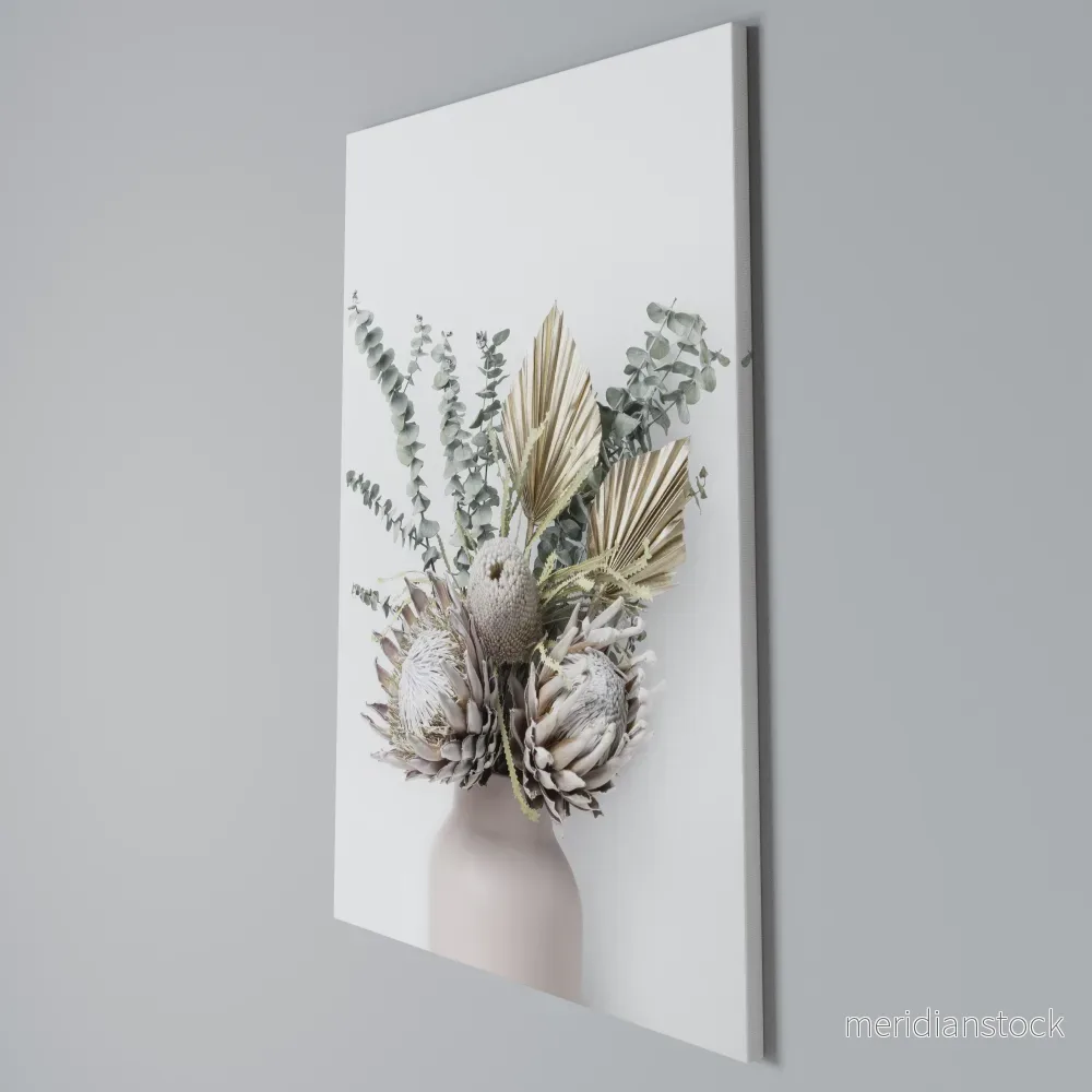 NATURE'S GOLDEN WHIMSY Vertical Canvas Print - Bild 3