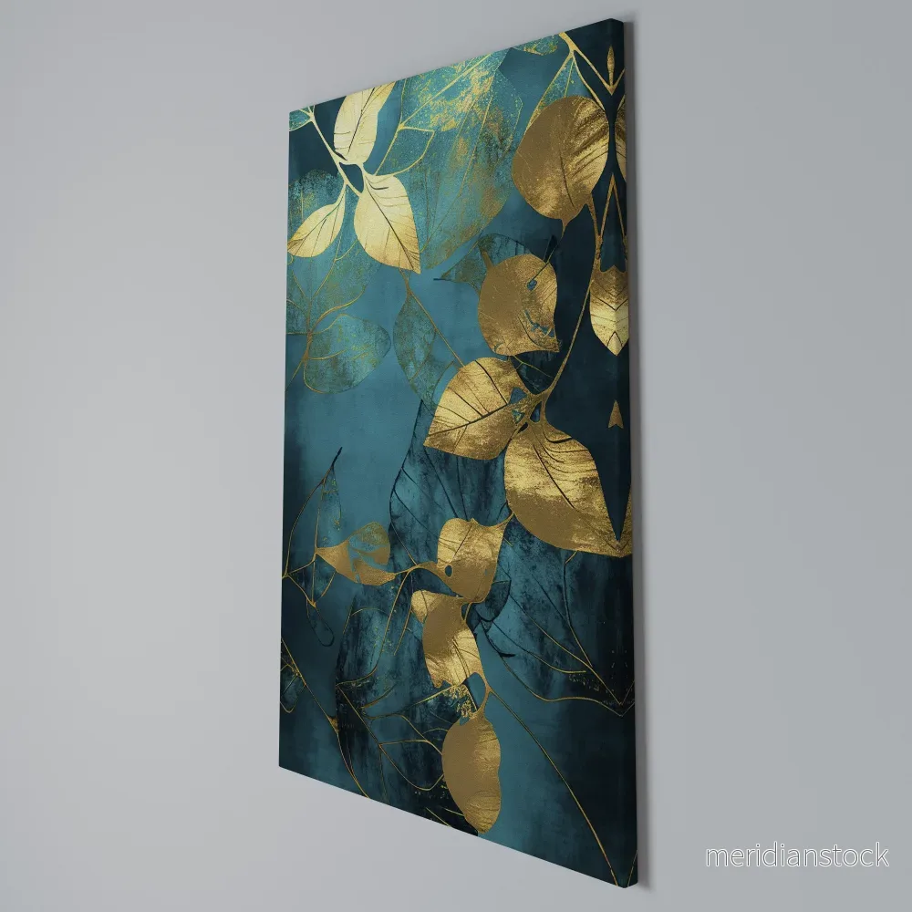 FOLIAGE FANTASIA Vertical Canvas Print - Bild 3