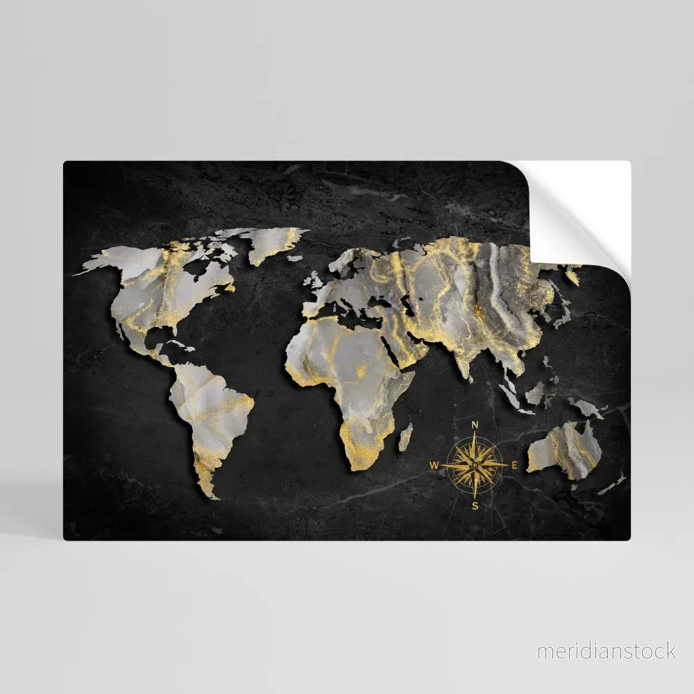 ELEGANT WORLDWIDE Självhäftande Horisontell Poster ELEGANT WORLDWIDE Självhäftande Horisontell Poster