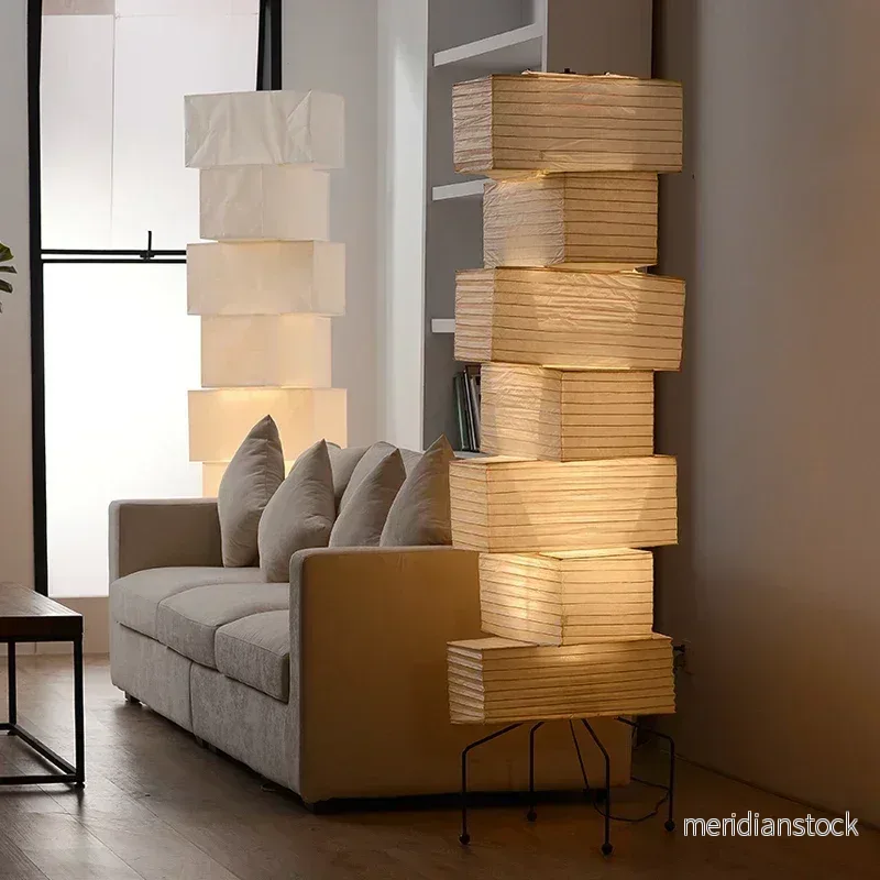 Golvlampa LED – japanskinspirerad minimalistisk design Golvlampa LED – japanskinspirerad minimalistisk design