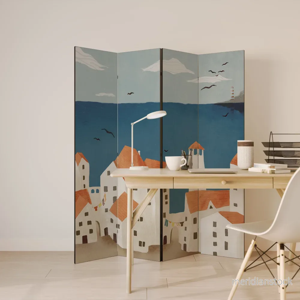 COASTLAND VILLAGE Rumsavdelare 4 paneler - Bild 3