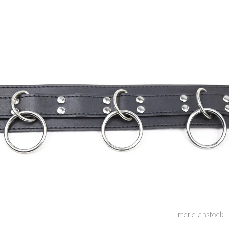 OHMAMA FETISH - SUBMISSION NECKLACE WITH 3 RINGS - Bild 3
