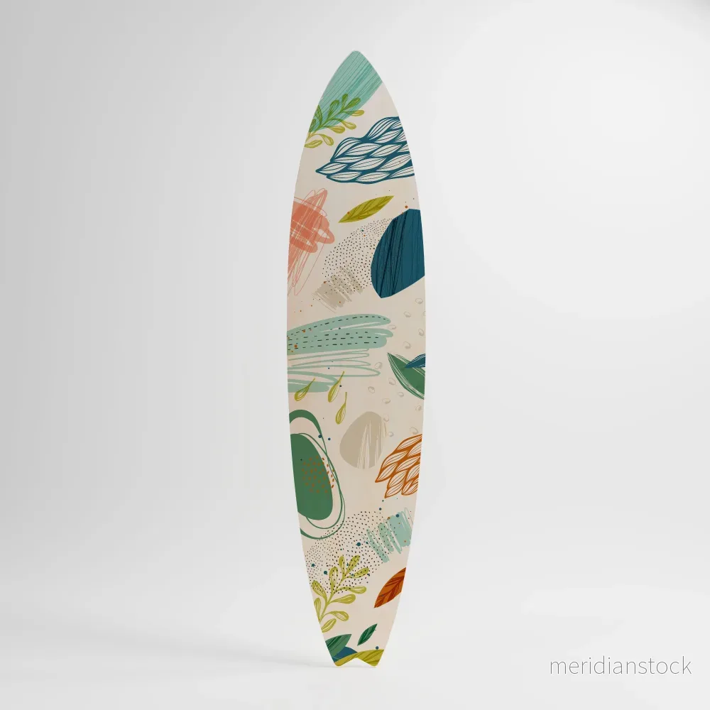 BOTANICAL HURRICANE Dekorativ Surfbräda