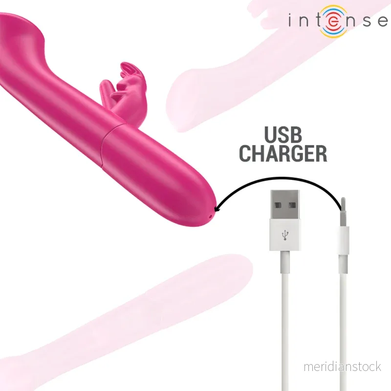 INTENSE - JULIETA RABBIT VIBRATOR 18.6 CM 10 VIBRATIONS PINK - Bild 2