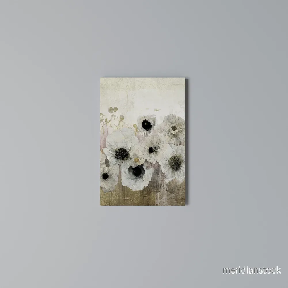 GENTLE VINTAGE HARMONY Vertical Canvas Print - Bild 3
