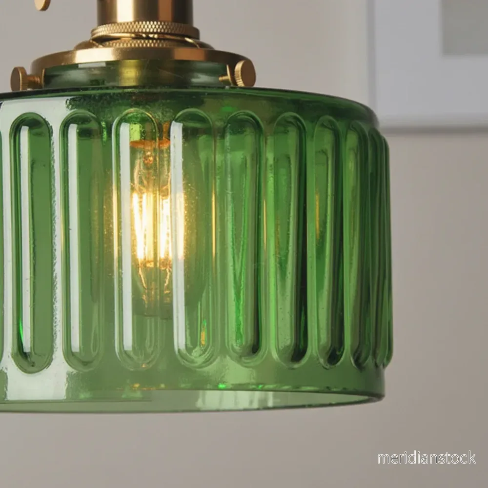 Vintage kristallpendellampa - Glassvibe - Bild 3