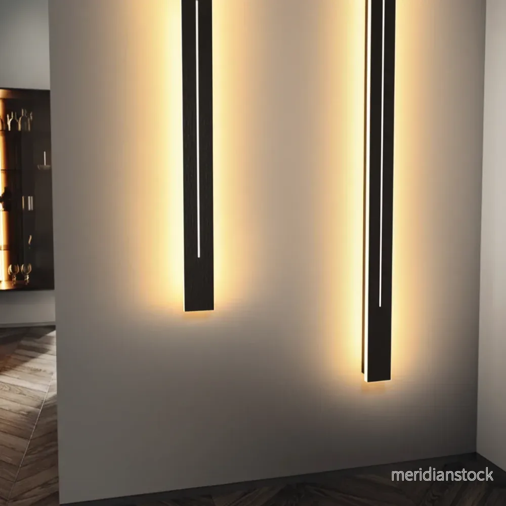 LED-bakgrundsbelyst vägglampa - LumeBar - Bild 3