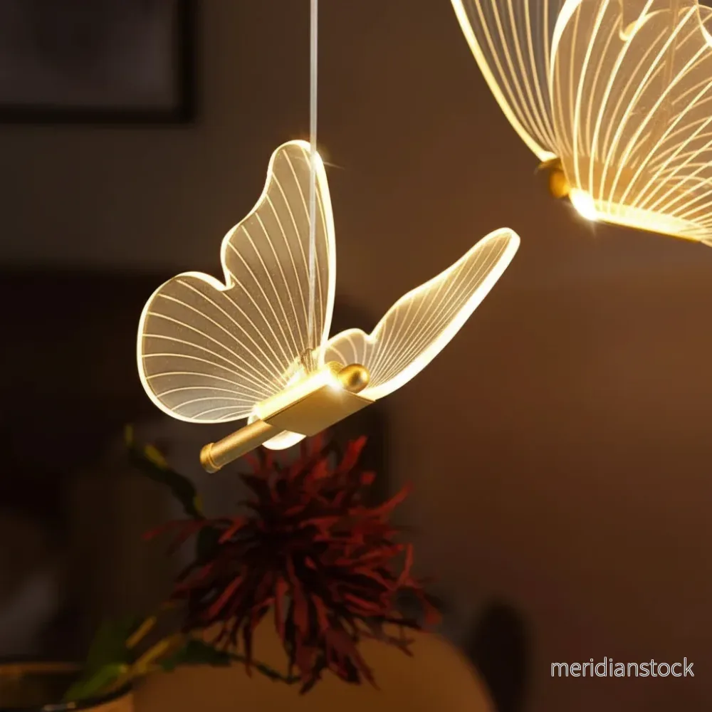 LED Fjäril Hängande Lampa - Glowflutter - Bild 3