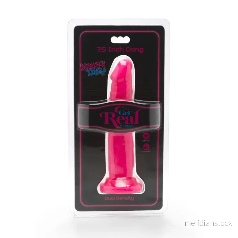 GET REAL - HAPPY DICKS DONG 19 CM PINK - Bild 2