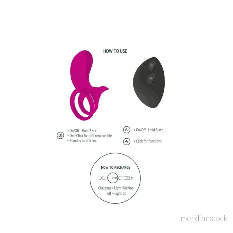 XOCOON - COUPLES STIMULATOR RING FUCHSIA
