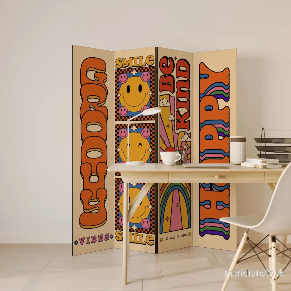GROOVY POSTERS Rumsavdelare 4 paneler - Bild 3