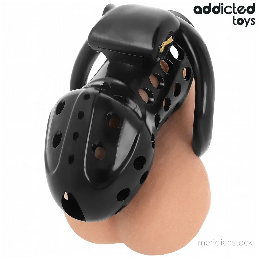 ADDICTED TOYS LOCKED - CHAINED HOLLOW PENIS CAGE 10.5 CM - Bild 3