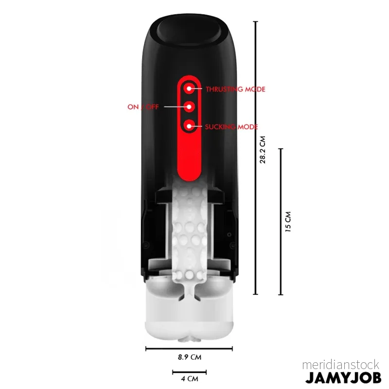 JAMYJOB - PHANTOM AUTOMATIC VAGINA MASTURBATOR 5 MODES STIMULATING WAVES AND THRUST - Bild 3