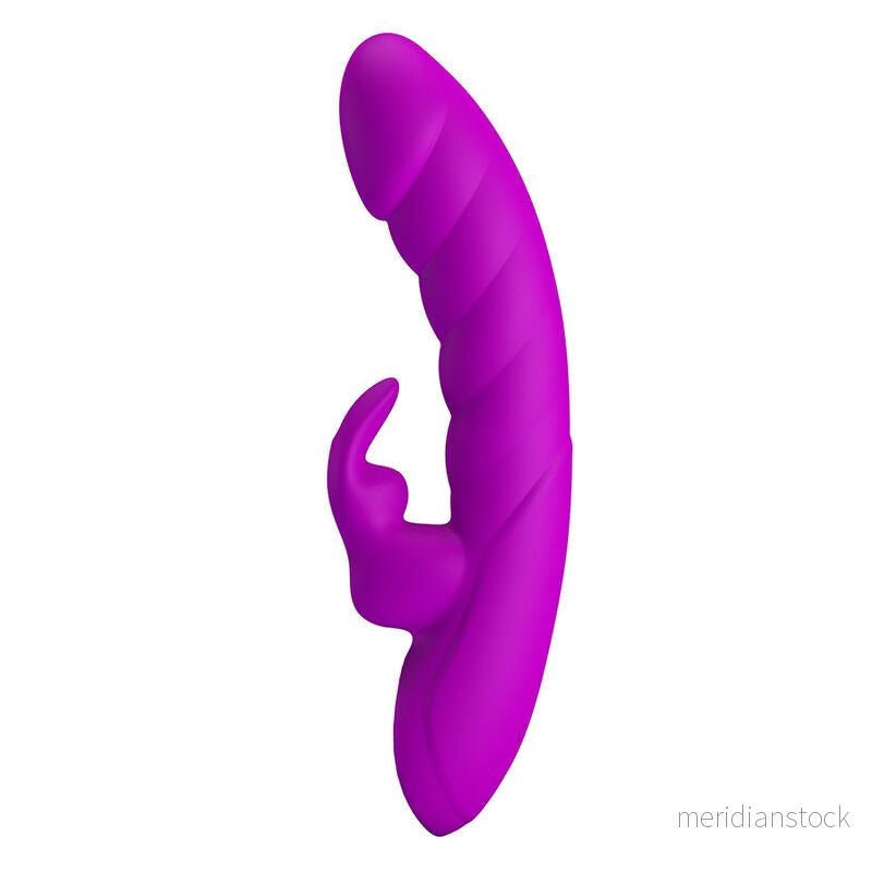 PRETTY LOVE - MONICA RECHARGEABLE DUAL STIMULATION G-SPOT AND CLITORAL VIBRATOR PURPLE - Bild 2