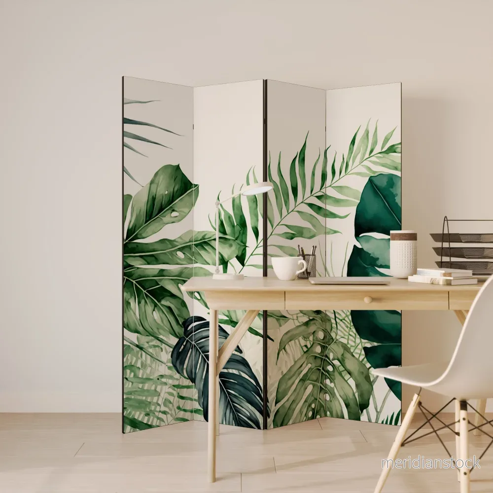 MONSTERA DREAM Rumsavdelare 4 paneler - Bild 3