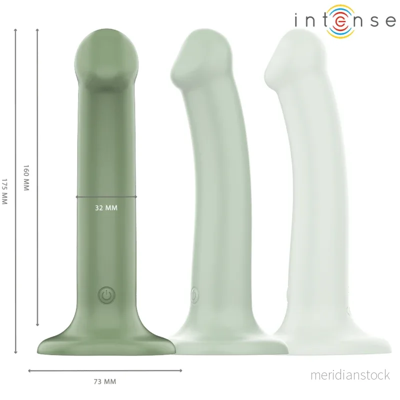 INTENSE - BECCA VIBRATOR WITH SUCTION CUP 10 VIBRATIONS GREEN REMOTE CONTROL - Bild 2