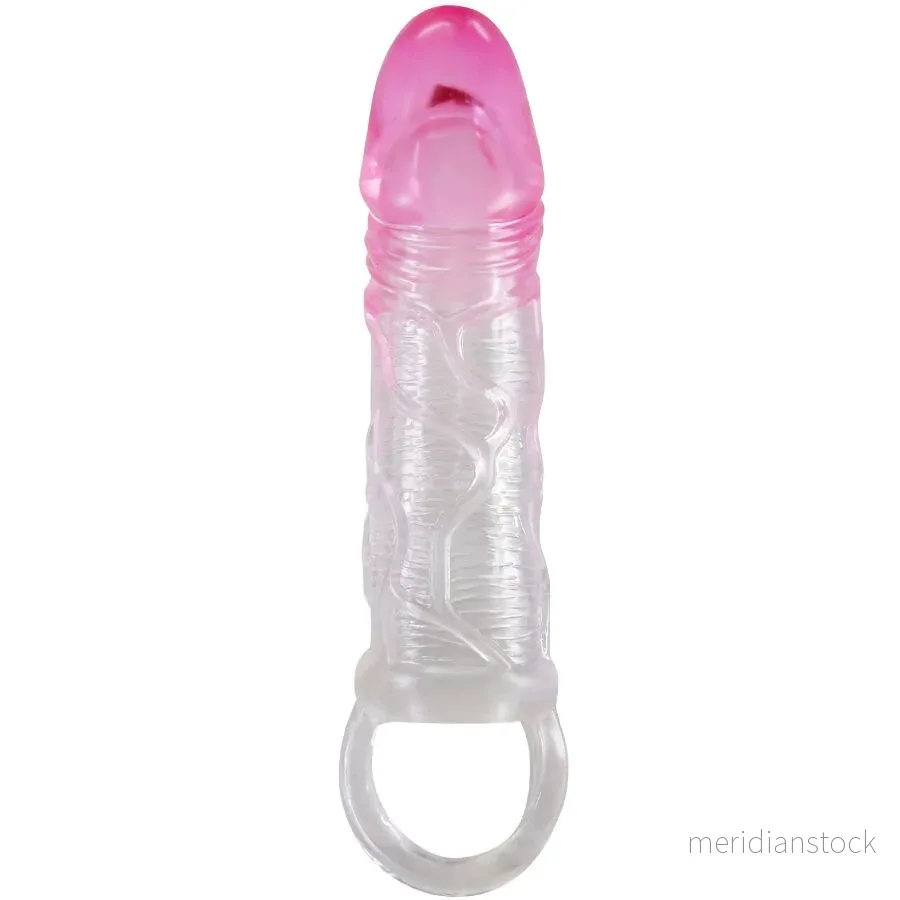PRETTY LOVE - ODES REALISTIC 2 CM ENLARGEMENT SHEATH FOR PENIS PINK - Bild 2
