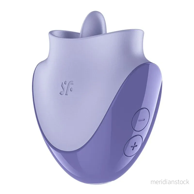 SATISFYER - TONGUE DANCER CLITORAL STIMULATOR WITH VIBRATION AND PULSATIONS LILAC