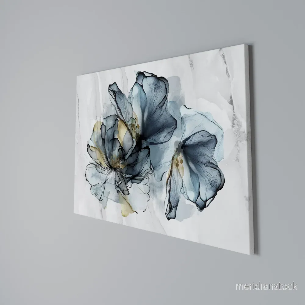 ELEGANT AQUARELLE Horizontal Canvas Print - Bild 3