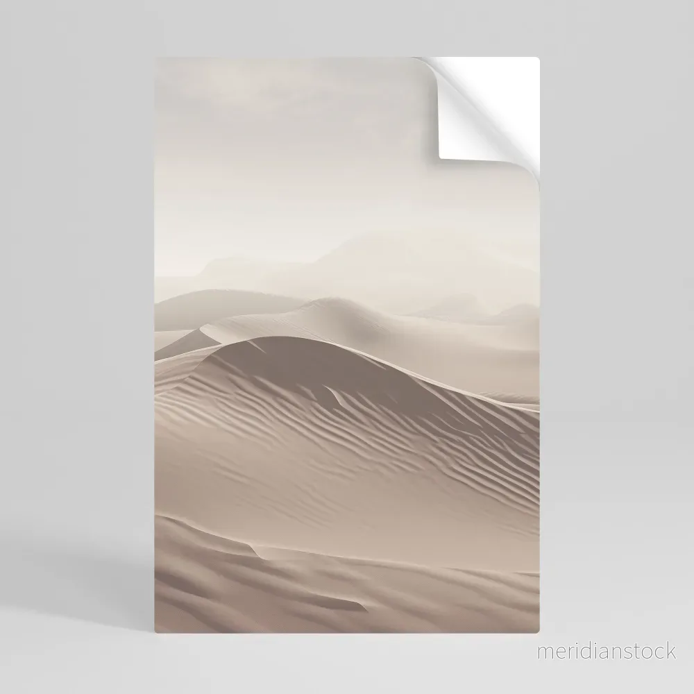 ECHOES OF DUNES Självhäftande Vertikal Poster - Bild 2