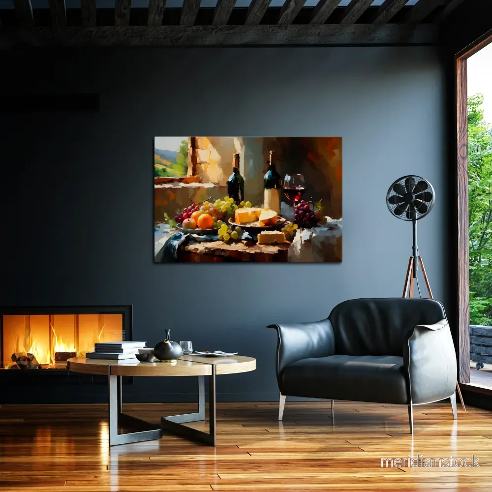 VINTAGE VINEYARD LUXURY Horizontal Canvas Print - Bild 2