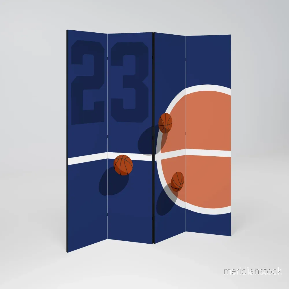 FAMOUS NUMBER 23 Rumsavdelare 4 paneler