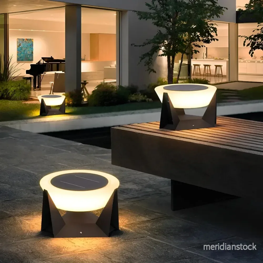 Lyxig solträdgårdslampa i japansk stil - ZenGlow - Bild 2