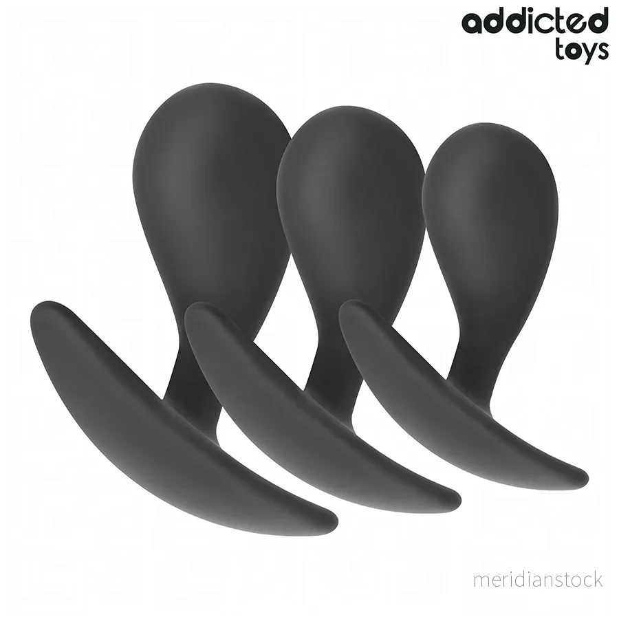 ADDICTED TOYS - SET OF 3 ANAL PLUG SILICONE MODEL 3 - Bild 2