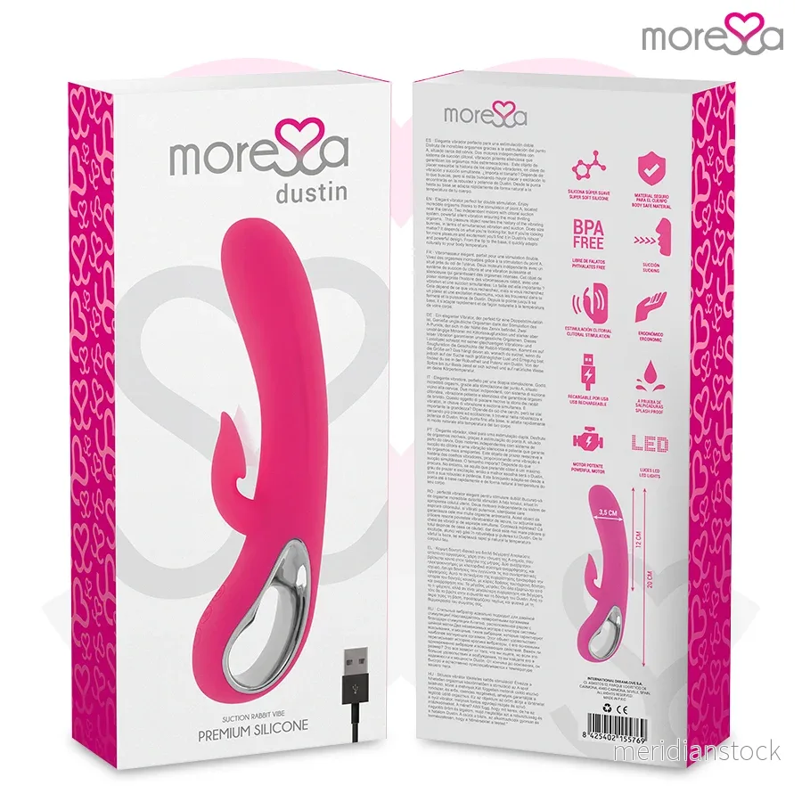 MORESSA - DUSTIN CLITORIAL STIMULATING WAVES AND POWERFUL VIBRATION PREMIUM SILICONE RECHARGEABLE - Bild 2