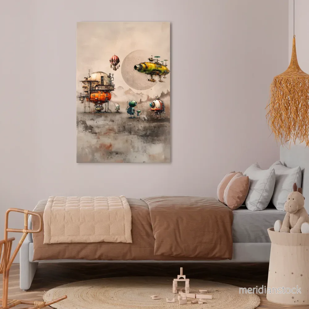 MACHINARIUM MACHINES Vertical Canvas Print