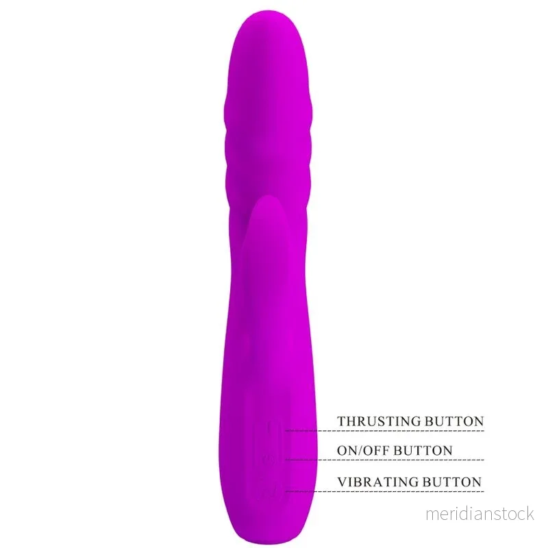 PRETTY LOVE - MELANIE PURPLE RECHARGEABLE RABBIT VIBRATOR - Bild 3